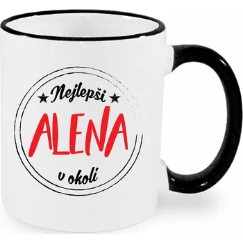Hrnek - Nejlepší Alena v okolí Barva: Černá