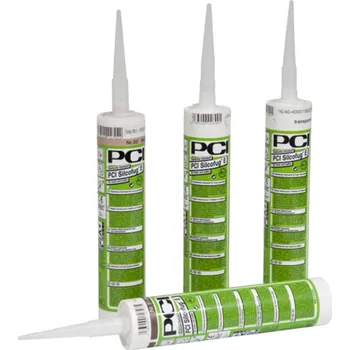 Průmyslové lepidlo PCI Silcofug E silikon 310 ml, stříbrně šedý