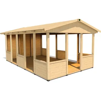 Zahradní altán Herold A3355 A 3,27 x 5,39 m severský smrk