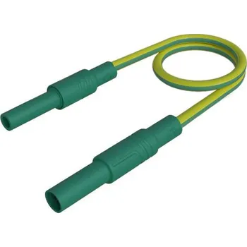 Měřicí kabel SKS Hirschmann MAL S GG-B 200/2,5 ge/gn bezpečnostní měřicí kabely 4mm bezpečnostní zástrčka 4mm bezpečnostní zdířka 200 cm žlutozelená 1 ks