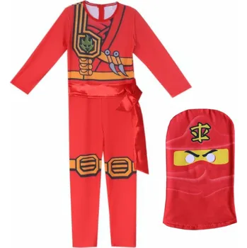 Karnevalový kostým Dětský kostým NINJAGO (základní kostým) Barva: Červená, Velikost: 4T