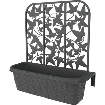 Truhlík BAMA Truhlík Rondine Balcony, barva antracit