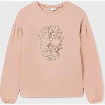 Dámská halenka Dívčí triko Mayoral dlouhý rukáv 7026 růžové Rozměr: 162 (16 let)