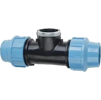 Vodovodní potrubí T kus 90° s vnitřním závitem 25x3/4"x25