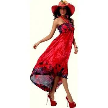 Dámské šaty fashion-4happy dámské šaty 312038-6 červená (univerzální)