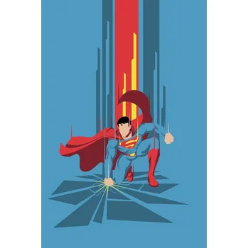 Plakát Plakát, Obraz - Superman - Power Blue