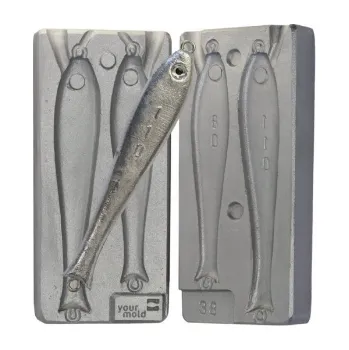 FORMA MOŘSKÝ PILKR 80,110G-DOPRODEJ (Forma na olovo F-38)