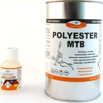 Cyklo nářadí Stachema Polyester MTB 1kg sada (Stachema Polyester MTB 1kg sada. Určen k opravám laminátových předmětů,lodí,sportovních potřeb,karotáží,autodílů apod)