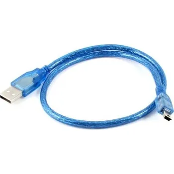 Vývojová deska Kabel USB 2.0 A, USB B mini - Modrý, 30 cm