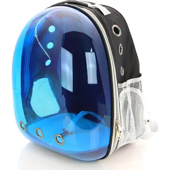 Taška pro psa a kočku NOBLEZA Batoh do 4 kg Průhledný, Modrý