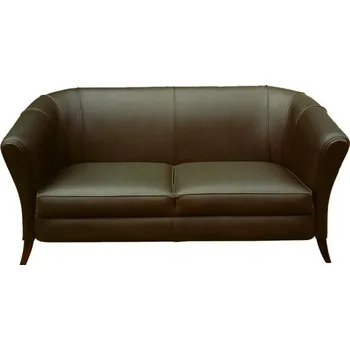 Sedací souprava Kožená pohovka LINDA, hnědá