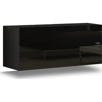 Obývací stěna Ral Závěsná skříň GS 3 Barva dřeva: Černá matná + lesklé čelo