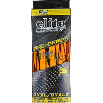 Elite Hockey Tkaničky do hokejových bruslí Elite Oval vosk Barva: Žlutá, Délka: 305 cm