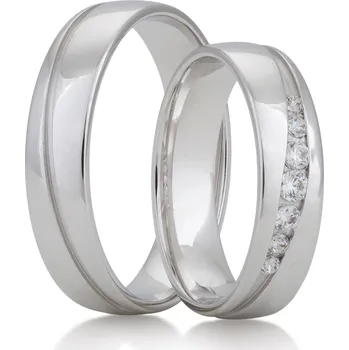 Šperk Snubní prsteny z bílého zlata - Rýdl 352