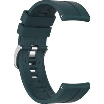 Řemínek na hodinky BSTRAP | BStrap Silicone Cube reminek na Huawei Watch GT 42mm, dark green (SHU004C11)