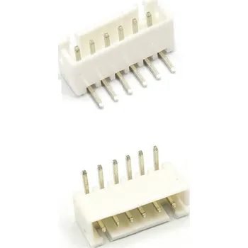 Vývojová deska JST XH 2,54mm 6-Pin konektor na DPS - Pravý úhel