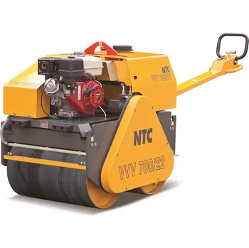 Vibrační válec Vedený vibrační válec, benzínový motor HONDA, 22 kN, 875 kg VVV 700/22 NTC (NTC)