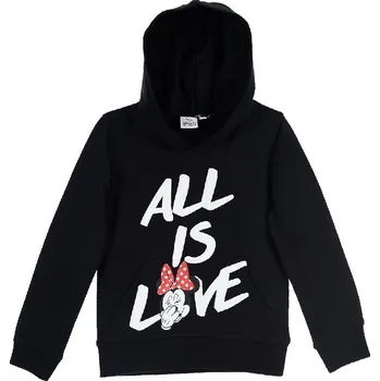 Dívčí mikina Minnie Mouse All is love Černá mikina Velikost: 116