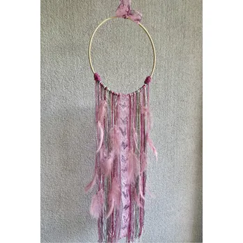 Lapač snů Vintage starorůžový motýlí SEN