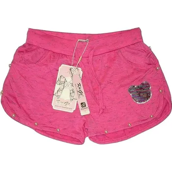 Dívčí kraťasy Dětské kraťasy tm.růžové vel.164