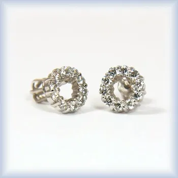 Náušnice žluté zlato