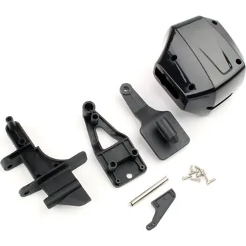 RC vybavení Joysway Mad Flow Brushless V3: Maketa závěsného motoru, kormidlo, uložení hřídele