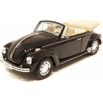Hračka Welly VW Beetle old Convertible Černý 1:24