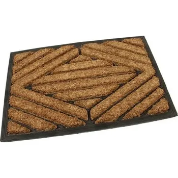 Rohožka Kokosová čistící venkovní rohož FLOMA Rectangle - Stripes - 40x60x2,2cm 89897033