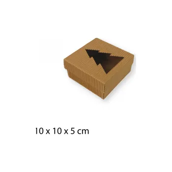 Dárková krabička HV stromeček 10 x 10 x 5 cm