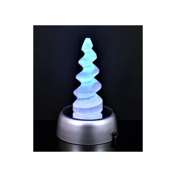 Dekorativní svítidlo Selenit lampa spirála multicolor (130 mm)