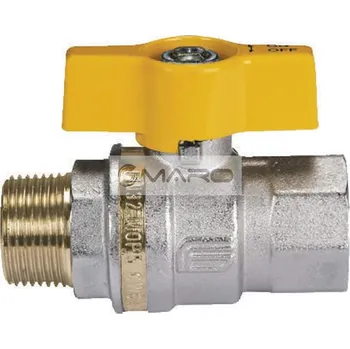 Instalatérský materiál Kohout kulový na plyn s motýlem FM 1/2", 59310112