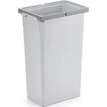Odpadkový koš Cox® systémová nádoba, pro čelní výsuvy, světle šedá, 32 litrů