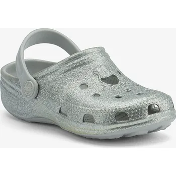 Dívčí sandály COQUI BIG FROG Khaki grey glitter 28/29