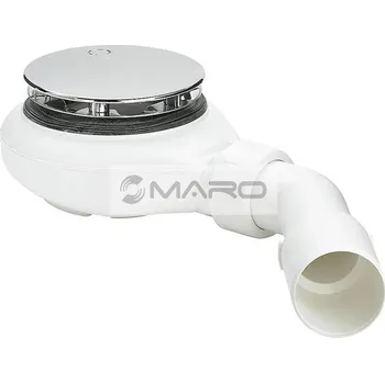 Sifon Viega Sifon vaničkový Tempoplex 6963 pro otvor 90 mm s chromovanou krytkou 115 mm, odpad 40/50 mm, stavební výška 60 mm, 634100