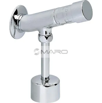 Splachovací tlačítko Splachovač pisoáru tlakový River, nástěnný 1/2", chrom, R 00730