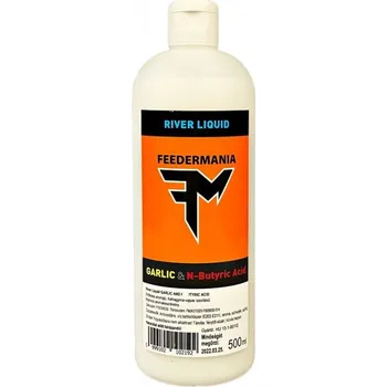 Návnadové aroma Feeder Mania River Liquid Garlic & N-Butyric Acid