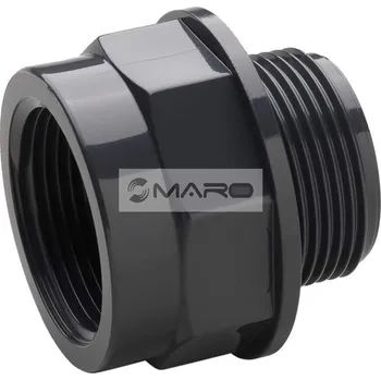 Instalatérský materiál Plimat Přechod PVC-U vnitřní x vnější závit FM 1" x 3/4", 5N26232