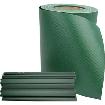 Stínicí plachta Bestent Stínící fólie na plot 19cm x 35m Green 450g/m2 + spony