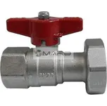 Kohout kulový se šroubením, s motýlem, 1" x 6/4", 461250164