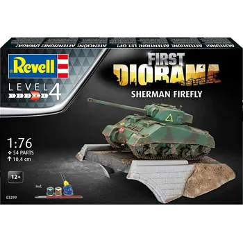 Plastikový model Gift-Set diorama 03299 - Sherman Firefly (1:76)