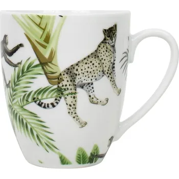 Hrneček Jungle White - 11,5*8,5*10cm