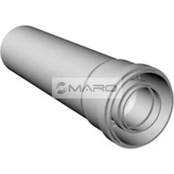 Ricomgas Trubka spalinová koaxiální hliník/hliník 60/100 x 1000 mm, AL60/100R1000