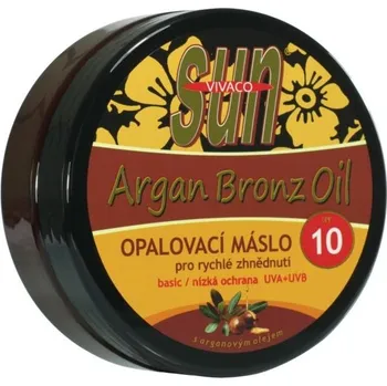 Přípravek na opalování Vivaco Sun Argan Bronz Oil opalovací máslo SPF10 200 ml