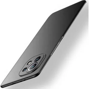 Pouzdro na mobilní telefon Ochranný plastový kryt pro Xiaomi Mi 11 Lite - černý