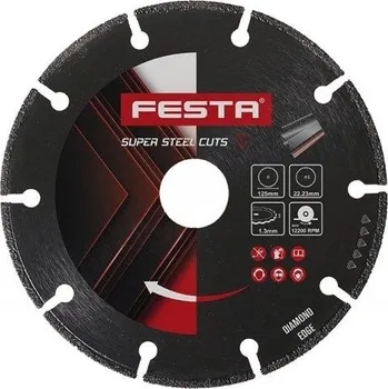 Řezný kotouč Festa 21306 125 x 22,2 mm