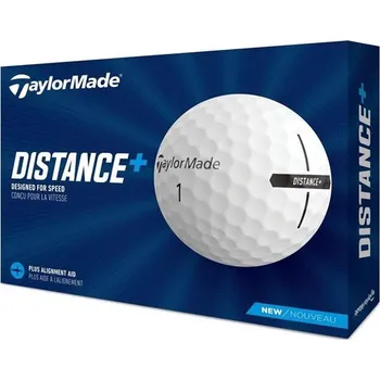 Golfový míček Taylor Made TaylorMade Distance+ golfové míčky WHITE