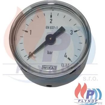 Příslušenství ke kotli Manometr tlaku 0-4 bar BUDERUS GB152 - 7101570