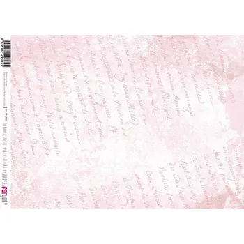 Umělecký papír Rýžový papír 30x21 ROMANTICKÁ PASTELOVĚ RŮŽOVÁ - Rice Paper 30X21 ROMANTIC PASTEL PINK