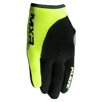 Cyklistické rukavice Dětské cyklistické rukavice Polednik MXR Baby black/fluo vel. 3