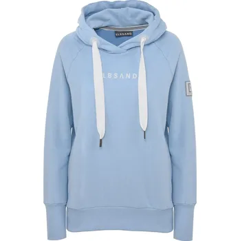 Dámská mikina MODRÁ DLOUHÁ MIKINA S KAPUCÍ ELBSAND Svana